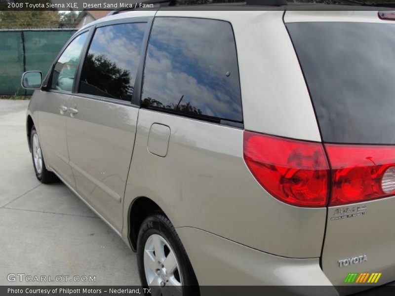 Desert Sand Mica / Fawn 2008 Toyota Sienna XLE