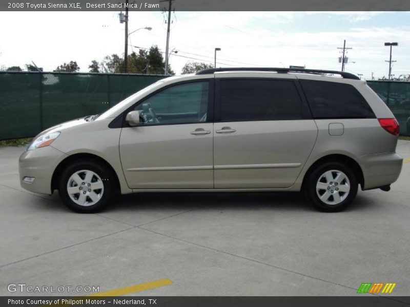 Desert Sand Mica / Fawn 2008 Toyota Sienna XLE