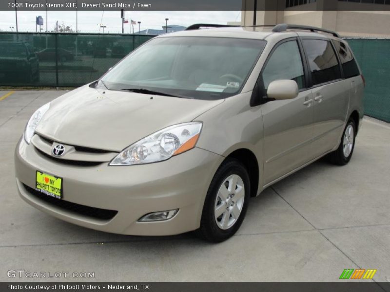 Desert Sand Mica / Fawn 2008 Toyota Sienna XLE