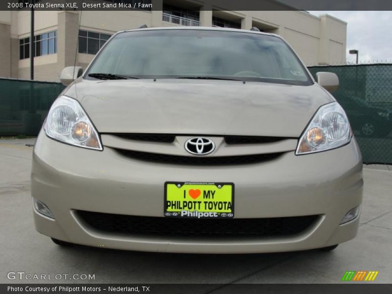 Desert Sand Mica / Fawn 2008 Toyota Sienna XLE