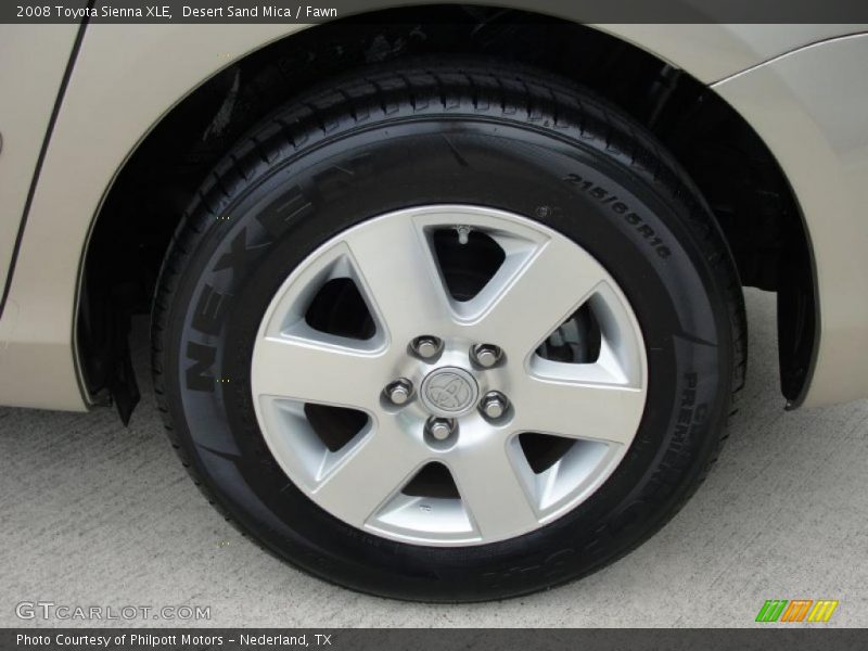 Desert Sand Mica / Fawn 2008 Toyota Sienna XLE