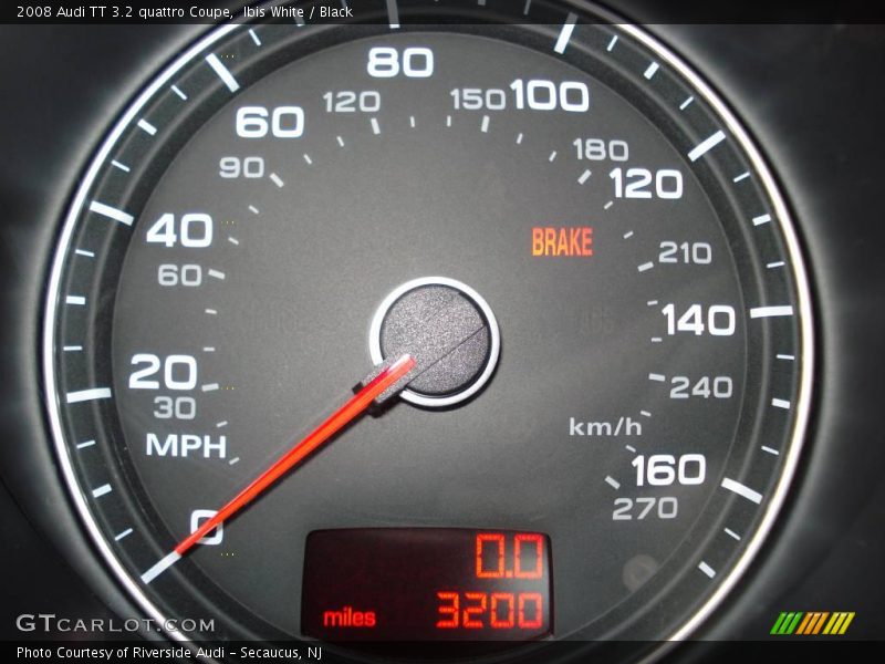Ibis White / Black 2008 Audi TT 3.2 quattro Coupe
