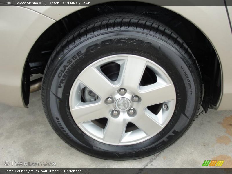 Desert Sand Mica / Fawn 2008 Toyota Sienna XLE