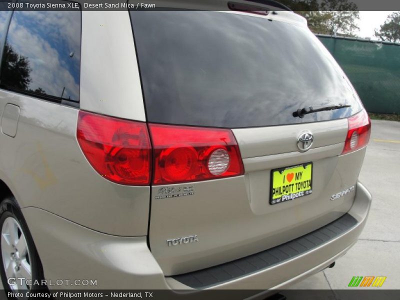 Desert Sand Mica / Fawn 2008 Toyota Sienna XLE