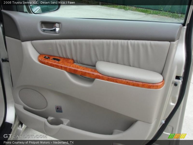 Desert Sand Mica / Fawn 2008 Toyota Sienna XLE