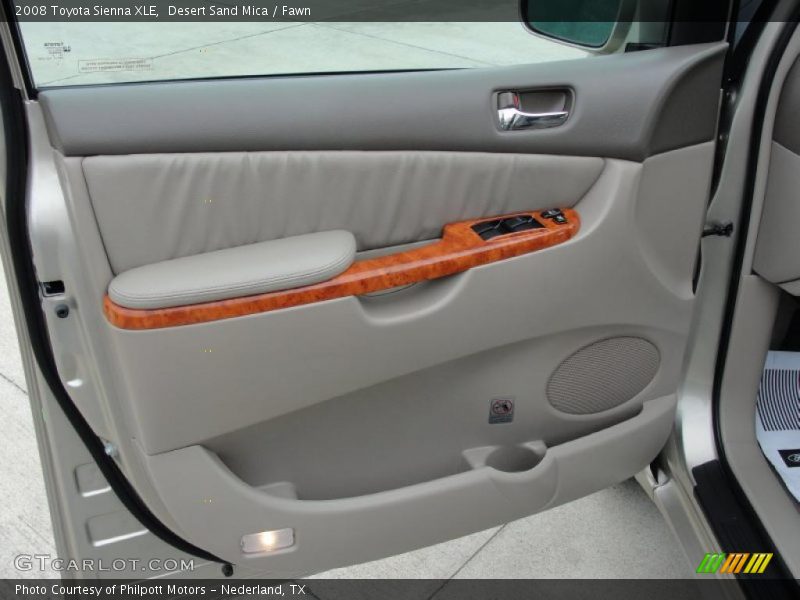 Desert Sand Mica / Fawn 2008 Toyota Sienna XLE
