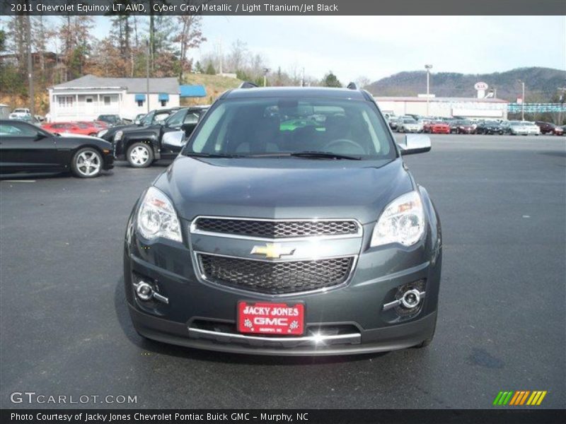 Cyber Gray Metallic / Light Titanium/Jet Black 2011 Chevrolet Equinox LT AWD