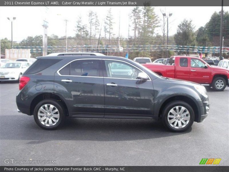 Cyber Gray Metallic / Light Titanium/Jet Black 2011 Chevrolet Equinox LT AWD