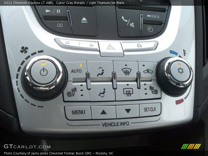 Controls of 2011 Equinox LT AWD