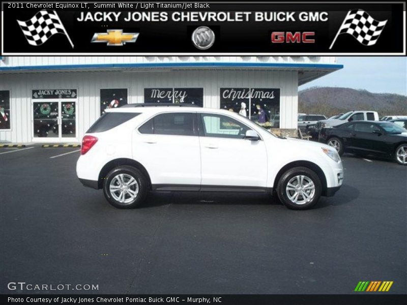 Summit White / Light Titanium/Jet Black 2011 Chevrolet Equinox LT