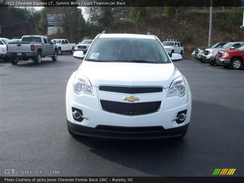Summit White / Light Titanium/Jet Black 2011 Chevrolet Equinox LT