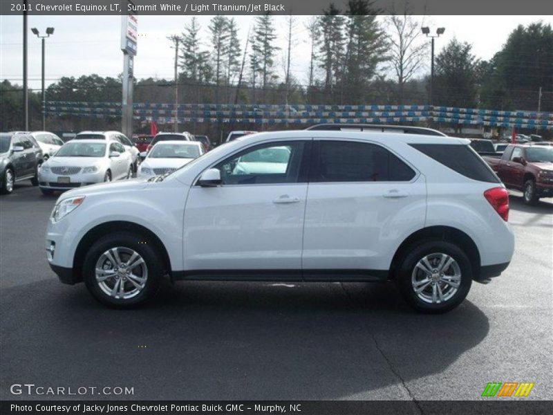 Summit White / Light Titanium/Jet Black 2011 Chevrolet Equinox LT