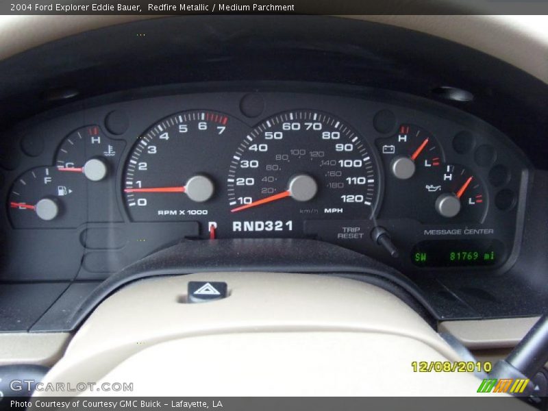  2004 Explorer Eddie Bauer Eddie Bauer Gauges