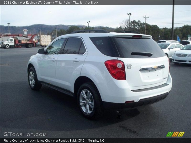 Summit White / Light Titanium/Jet Black 2011 Chevrolet Equinox LT