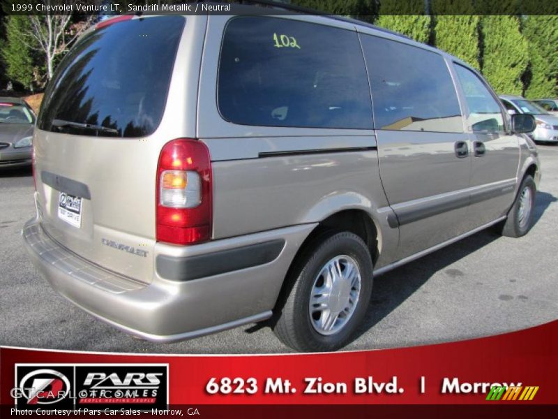 Sandrift Metallic / Neutral 1999 Chevrolet Venture LT