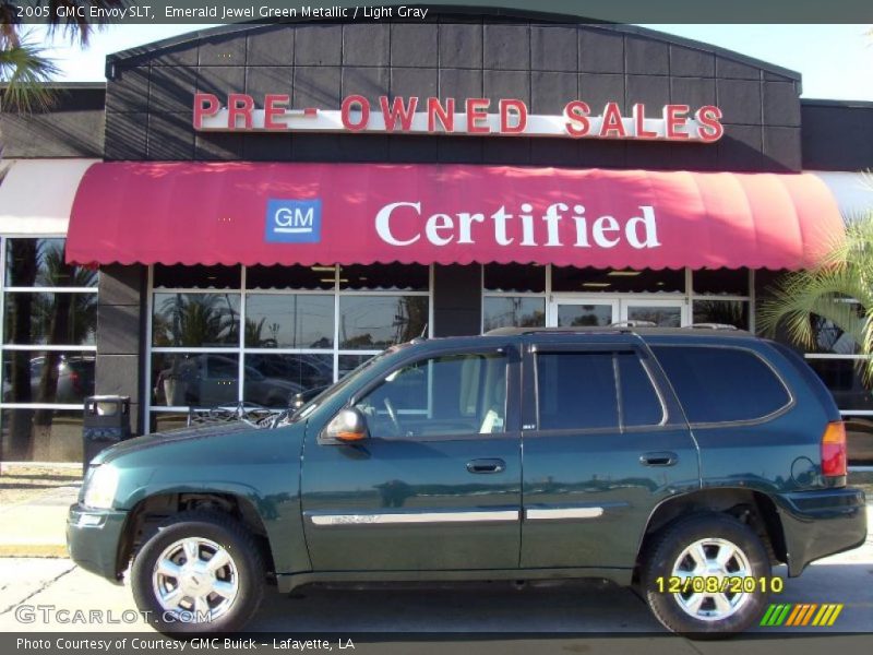 Emerald Jewel Green Metallic / Light Gray 2005 GMC Envoy SLT