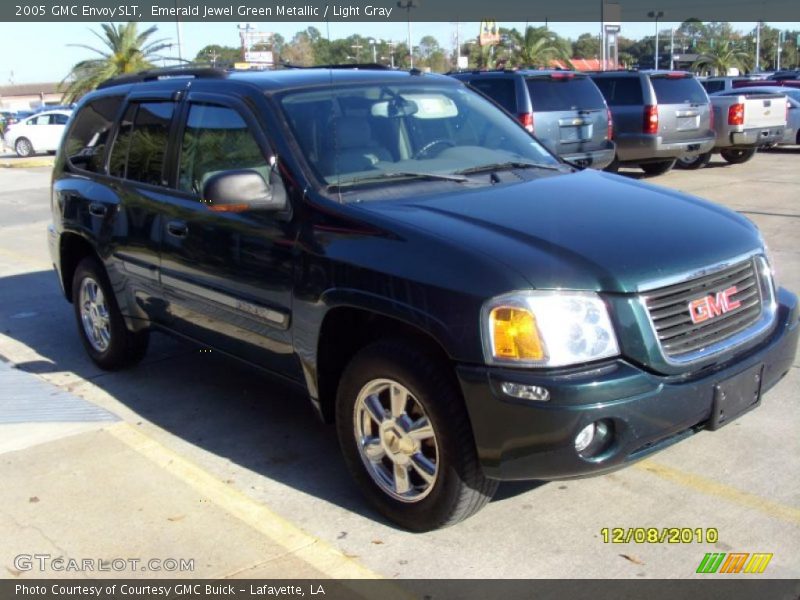 Emerald Jewel Green Metallic / Light Gray 2005 GMC Envoy SLT