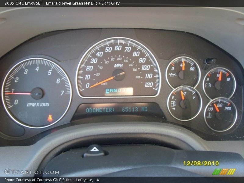 Emerald Jewel Green Metallic / Light Gray 2005 GMC Envoy SLT