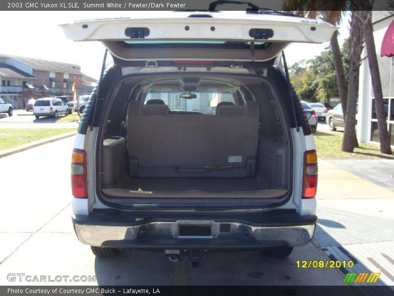 Summit White / Pewter/Dark Pewter 2003 GMC Yukon XL SLE