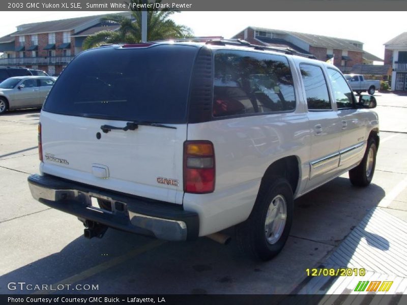 Summit White / Pewter/Dark Pewter 2003 GMC Yukon XL SLE