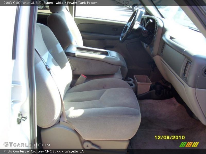 Summit White / Pewter/Dark Pewter 2003 GMC Yukon XL SLE