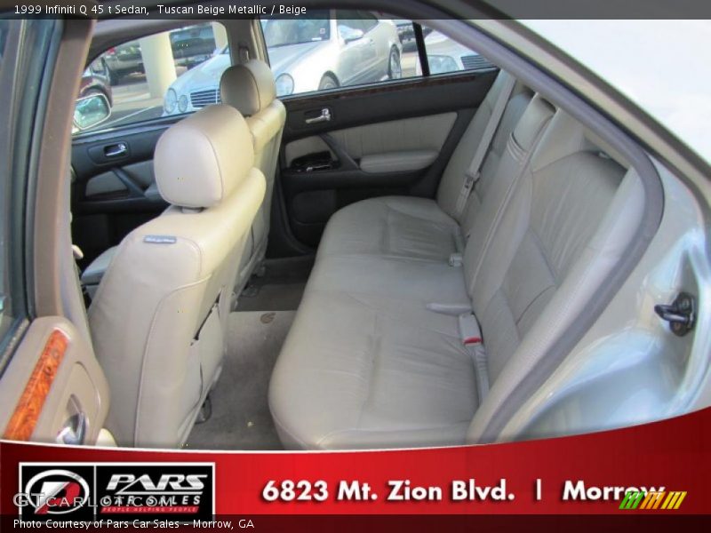Tuscan Beige Metallic / Beige 1999 Infiniti Q 45 t Sedan