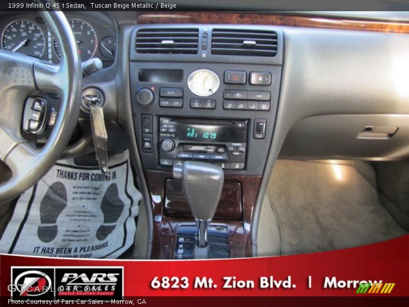 Tuscan Beige Metallic / Beige 1999 Infiniti Q 45 t Sedan