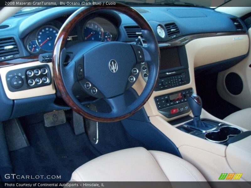 Blu Oceano (Dark Blue) / Cuoio 2008 Maserati GranTurismo