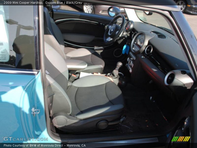 Oxygen Blue / Black/Grey 2009 Mini Cooper Hardtop