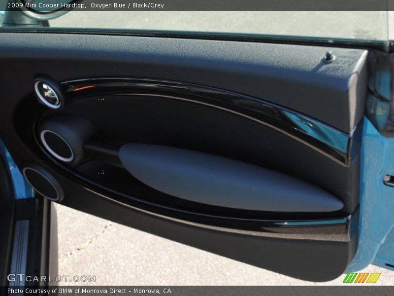 Oxygen Blue / Black/Grey 2009 Mini Cooper Hardtop