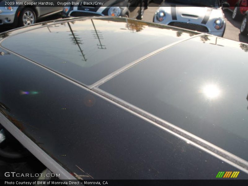Oxygen Blue / Black/Grey 2009 Mini Cooper Hardtop