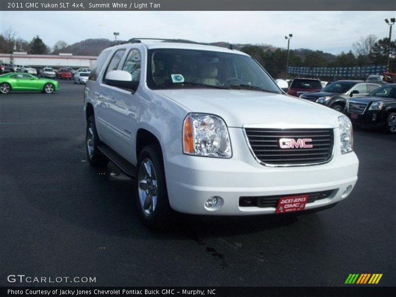 Summit White / Light Tan 2011 GMC Yukon SLT 4x4