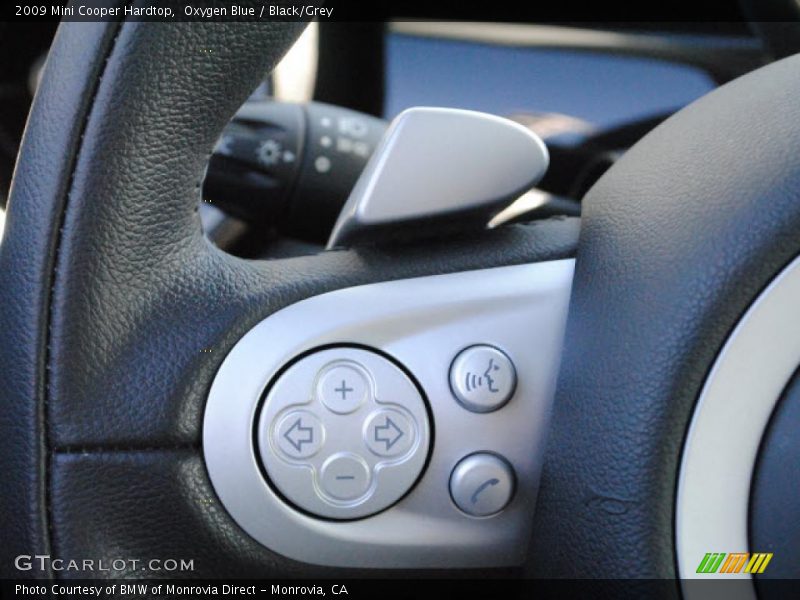 Oxygen Blue / Black/Grey 2009 Mini Cooper Hardtop