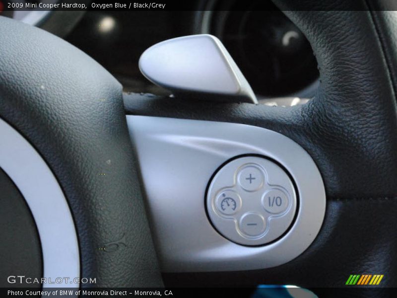 Oxygen Blue / Black/Grey 2009 Mini Cooper Hardtop