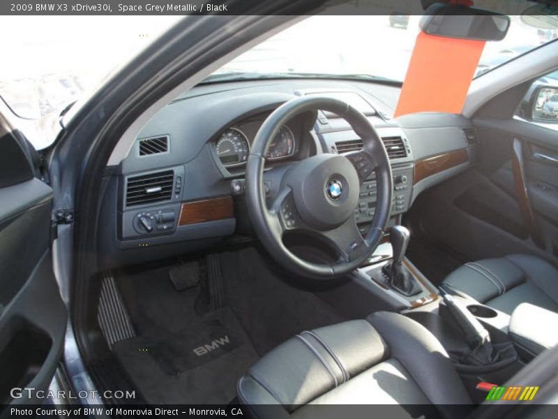 Space Grey Metallic / Black 2009 BMW X3 xDrive30i