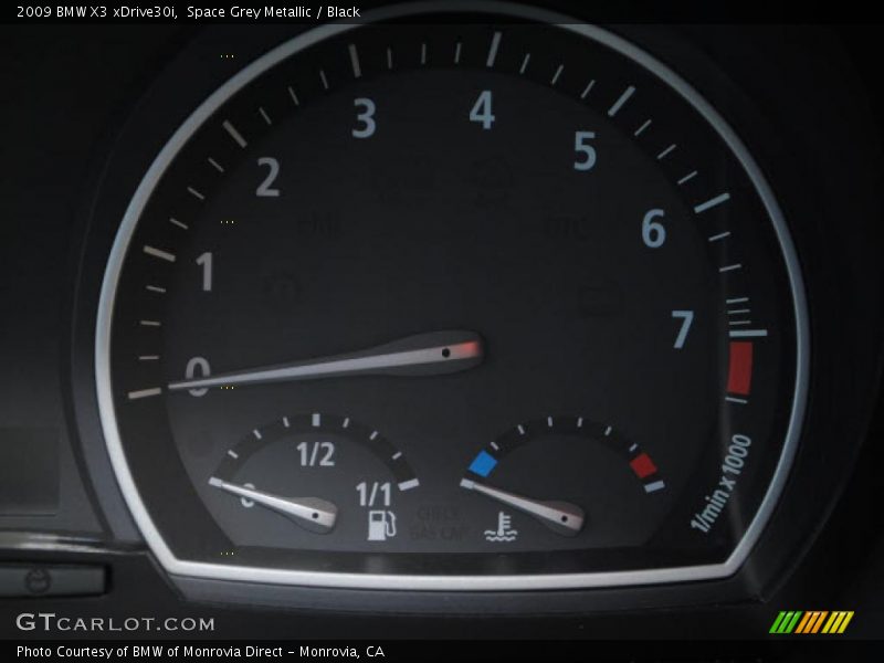 Space Grey Metallic / Black 2009 BMW X3 xDrive30i
