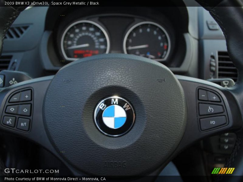 Space Grey Metallic / Black 2009 BMW X3 xDrive30i