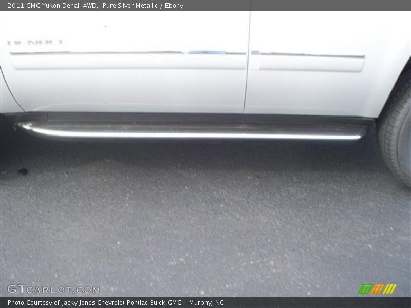 Pure Silver Metallic / Ebony 2011 GMC Yukon Denali AWD