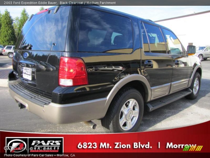Black Clearcoat / Medium Parchment 2003 Ford Expedition Eddie Bauer