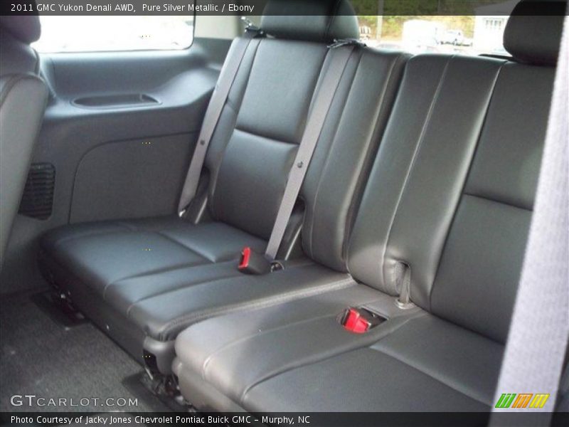 Pure Silver Metallic / Ebony 2011 GMC Yukon Denali AWD