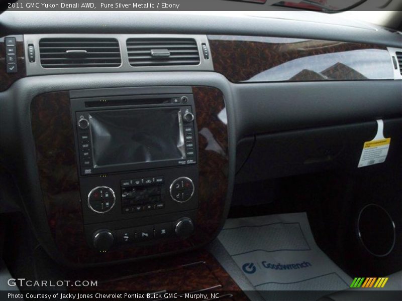 Pure Silver Metallic / Ebony 2011 GMC Yukon Denali AWD