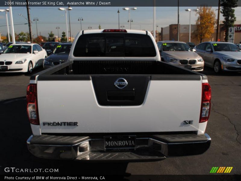 Avalanche White / Desert 2006 Nissan Frontier SE King Cab