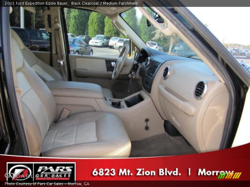 Black Clearcoat / Medium Parchment 2003 Ford Expedition Eddie Bauer