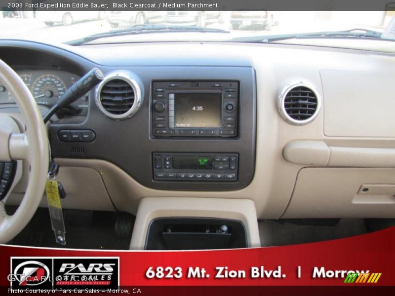 Black Clearcoat / Medium Parchment 2003 Ford Expedition Eddie Bauer