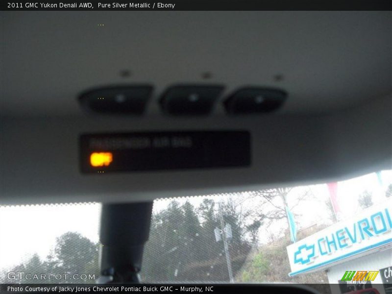 Pure Silver Metallic / Ebony 2011 GMC Yukon Denali AWD