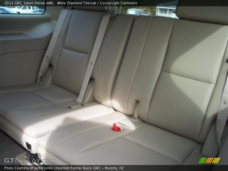 White Diamond Tintcoat / Cocoa/Light Cashmere 2011 GMC Yukon Denali AWD