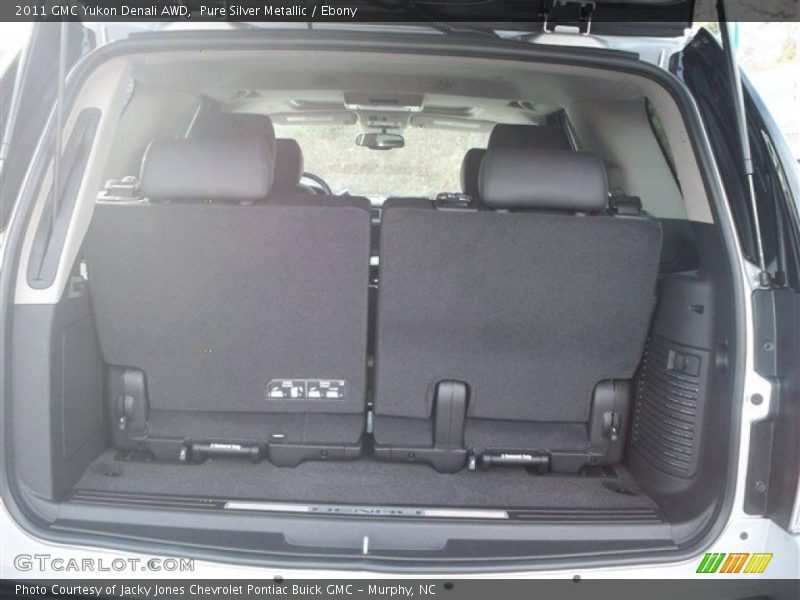Pure Silver Metallic / Ebony 2011 GMC Yukon Denali AWD