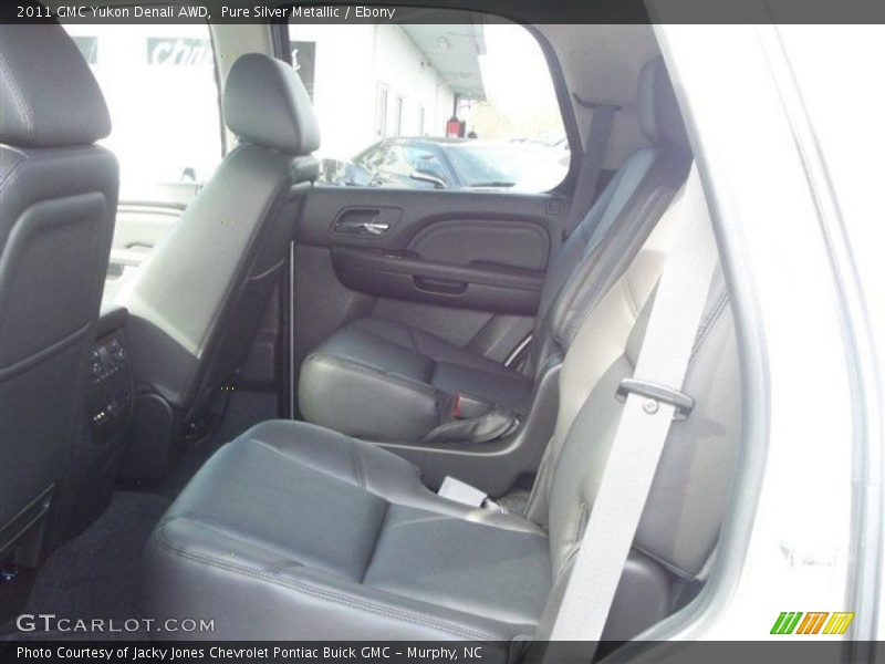 Pure Silver Metallic / Ebony 2011 GMC Yukon Denali AWD