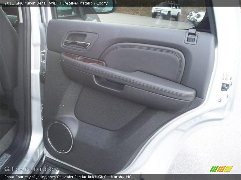 Pure Silver Metallic / Ebony 2011 GMC Yukon Denali AWD