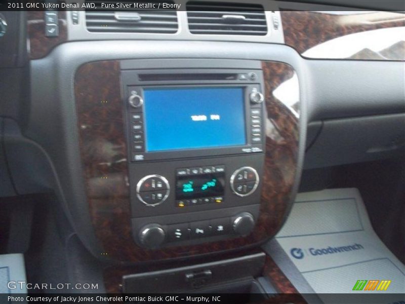 Pure Silver Metallic / Ebony 2011 GMC Yukon Denali AWD